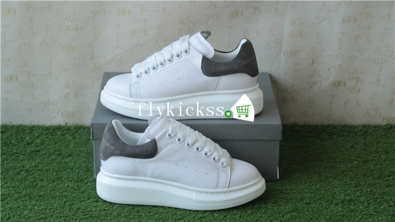 Alexander Mcqueen Oversized Sneaker Grey Suede